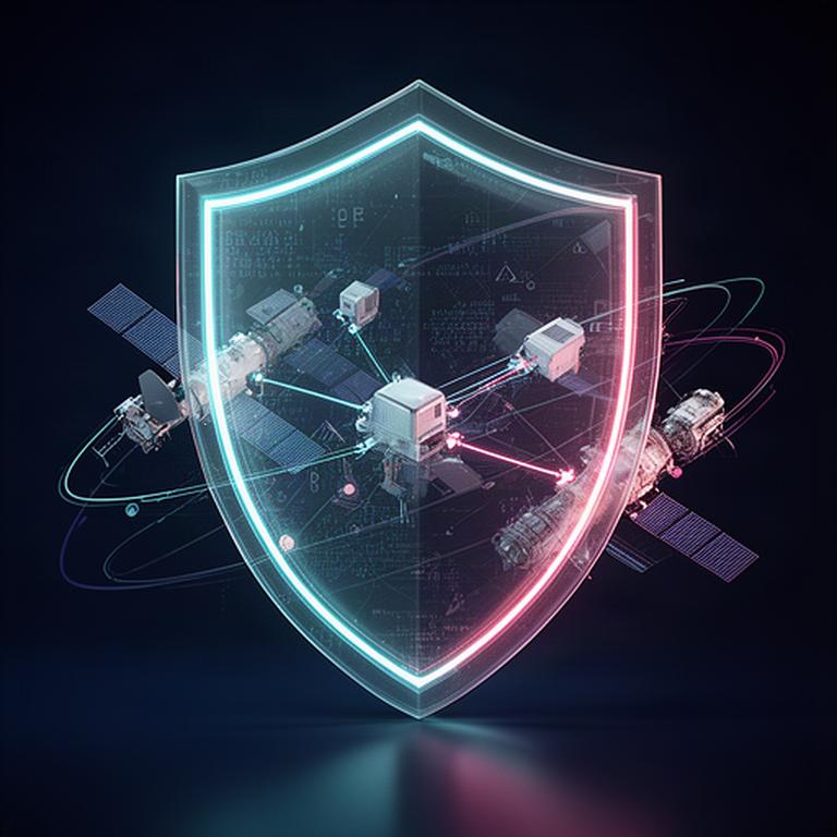 Sistema di sicurezza digitale che protegge una rete di comunicazione per missioni spaziali